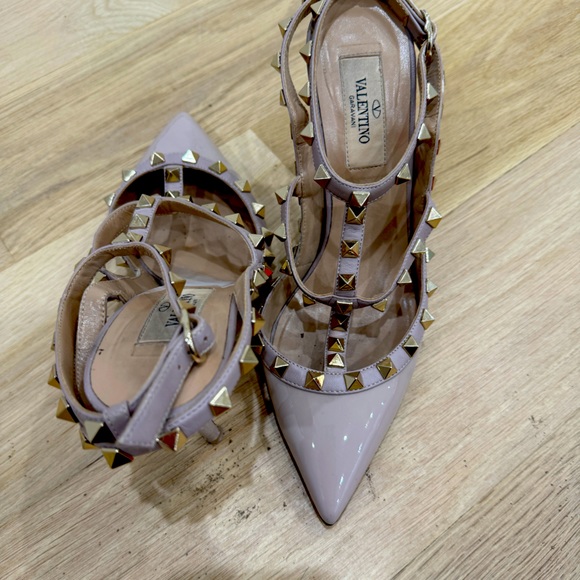Valentino rockstud pumps nude 37 - Picture 1 of 3